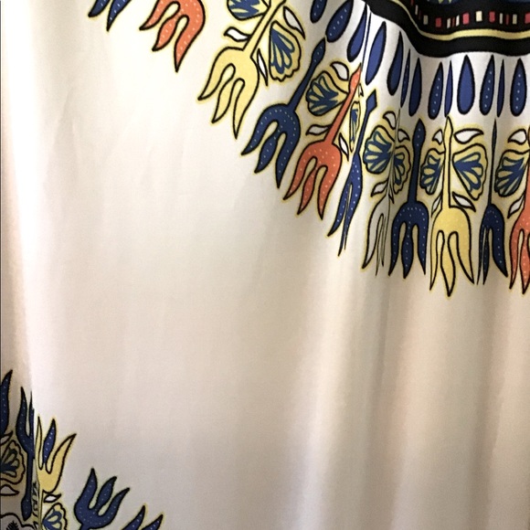 Women's Tribal Floral Design Bodycon Maxi Dress - Picture 2 of 2